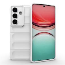 Amorus - AMORUS Samsung Galaxy S26 Plus Mobilskal St&ouml;tt&aring;lig Mjuk TPU - Vit