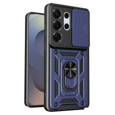 Amorus - AMORUS Samsung Galaxy S26 Ultra Mobilskal Kickstand Plast - Bl&aring;