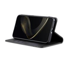 AZNS - AZNS Samsung Galaxy A57 Pl&aring;nboksfodral Konstl&auml;der - Svart