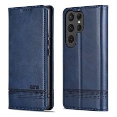 OEM - AZNS Samsung Galaxy S26 Ultra Fodral &Auml;kta L&auml;der - Bl&aring;