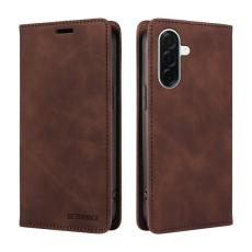 BETOPNICE - BETOPNICE Samsung Galaxy A37 Fodral L&auml;der RFID Skydd - Brun