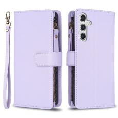 OEM - BF Style-19 Samsung Galaxy A35 5G Skal PU L&auml;der - Lila