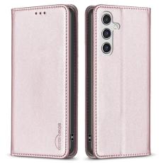 BINFEN COLOR - BINFEN Samsung Galaxy A55 5G Fodral KonstL&auml;der - Ros&eacute;guld