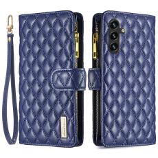 BINFEN COLOR - BINFEN Samsung Galaxy A55 5G Skal Med Fickor St&ouml;d Skydd - Bl&aring;