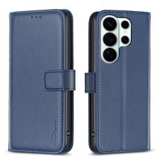 BINFEN COLOR - BINFEN Samsung Galaxy S26 Ultra Fodral Folio Flip Konstl&auml;der - Bl&aring;