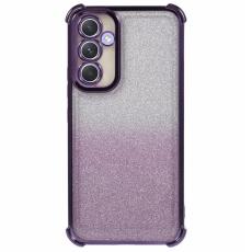 OEM - Bling Samsung Galaxy A55 5G Skal TPU Electropl&auml;tering - Lila