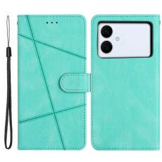 OEM - Crazy Horse Samsung Galaxy S26 Edge Pl&aring;nboksfodral Konstl&auml;der St&auml;ll - Gr&ouml;n