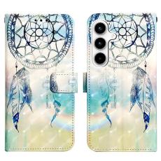 OEM - Dream Wind Chime Samsung Galaxy A35 5G Fodral &Auml;kta L&auml;der - Svart