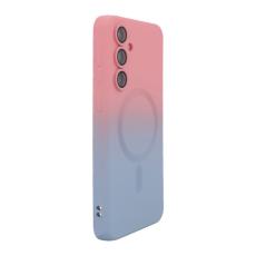 HAT PRINCE - ENAKY Samsung Galaxy A55 5G Skal Silikon Gradient F&auml;rg - Rosa+Bl&aring;