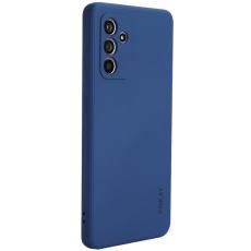 HAT PRINCE - ENKAY Samsung Galaxy A55 5G Skal Silikon Rakt Kant - M&ouml;rkbl&aring;