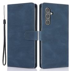 OEM - Fantasy Samsung Galaxy A35 5G Fodral &Auml;kta L&auml;der - Bl&aring;