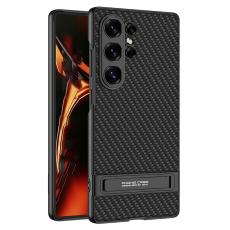 GKK - GKK Samsung Galaxy S26 Ultra Mobilskal Slim Kickstand PC + PU - Svart