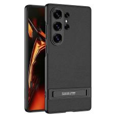 GKK - GKK Samsung Galaxy S26 Ultra Mobilskal Slim Kickstand PC + PU - Svart