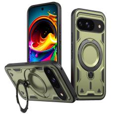 N/A - Google Pixel 10/10 Pro Skal Plast Militärt Skydd - Olivgrön