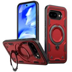 N/A - Google Pixel 9a Skal Militärt Skydd PC + TPU - Röd