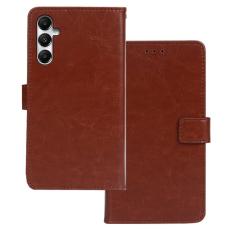 IDEWEI - IDEWEI Samsung Galaxy A55 5G Pl&aring;nboksfodral Konstl&auml;der - Brun