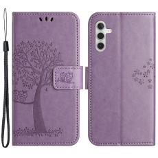 OEM - Imprint Samsung Galaxy A55 5G Skal Konstl&auml;der - Lila