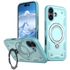 N/A - iPhone 17 Skal Plast Skydd MagSafe Militär - Baby Blue