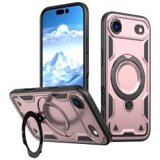 N/A - iPhone Air Skal PC TPU Militärt Skydd Kickstand - Roséguld