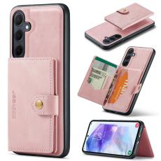 JEEHOOD - JEEHOOD Samsung Galaxy A55 5G Fodral Läder Plast - Rosa