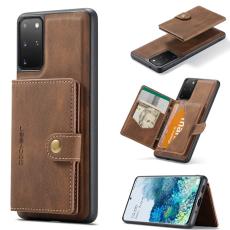 JEEHOOD - JEEHOOD Samsung Galaxy S20 Plus 5G Fodral Äkta Läder - Brun