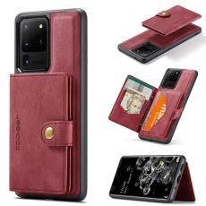 JEEHOOD - JEEHOOD Samsung Galaxy S20 Ultra Fodral Äkta Läder - Röd