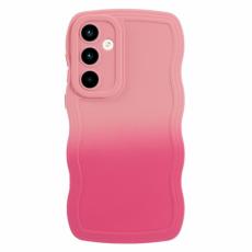 OEM - JTW Samsung Galaxy A35 5G Skal TPU Gradient F&auml;rg - Rosa+Rosa