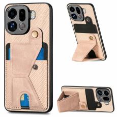 OEM - K-Shaped Oppo Find X9 Pro 5G Fodral &Auml;kta L&auml;der - Gul