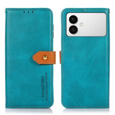 KHAZNEH - KHAZNEH Samsung Galaxy S26 Edge Pl&aring;nboksfodral Konstl&auml;der Flip - Bl&aring;