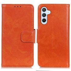OEM - Nappa Samsung Galaxy S26 Fodral Split L&auml;der - Orange