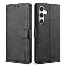 N.BEKUS - N.BEKUS Samsung Galaxy S26 St&auml;llskydd Konstl&auml;der Fodral - Svart