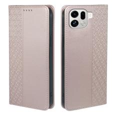 OEM - Oppo Find X9 Pro 5G Fodral &Auml;kta L&auml;der Flip - Ros&eacute;guld