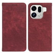 OEM - Oppo Find X9 Pro 5G Fodral &Auml;kta L&auml;der Magnetiskt - R&ouml;d