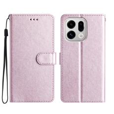 OEM - Oppo Find X9 Pro 5G Fodral &Auml;kta L&auml;der Magnetl&aring;s - Ljus Lila