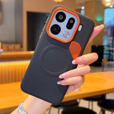 OEM - Oppo Find X9 Pro 5G Fodral &Auml;kta L&auml;der + PC - Svart