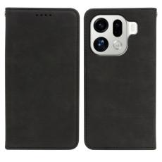 OEM - Oppo Find X9 Pro 5G Fodral Kortfack &Auml;kta L&auml;der - Svart