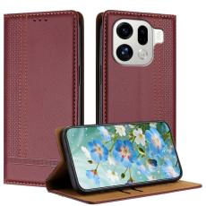 OEM - Oppo Find X9 Pro 5G Fodral L&auml;der - Vinr&ouml;d