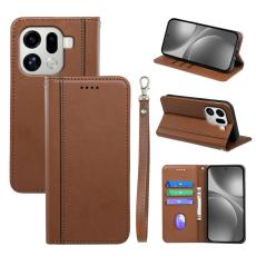 OEM - Oppo Find X9 Pro 5G Fodral Magnetisk St&auml;ngning PU L&auml;der - Brun