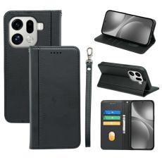 OEM - Oppo Find X9 Pro 5G Fodral Magnetisk St&auml;ngning PU L&auml;der - Svart