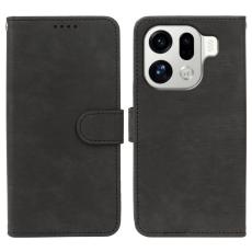 OEM - Oppo Find X9 Pro 5G Fodral Pattern L&auml;der - Svart