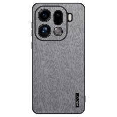 OEM - Oppo Find X9 Pro 5G Fodral PU L&auml;der - Gr&aring;