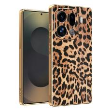 OEM - Oppo Find X9 Pro 5G Fodral PU L&auml;der Leopardtryck - Vit
