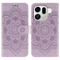 OEM - Oppo Find X9 Pro 5G Fodral PU L&auml;der Mandala - Lila