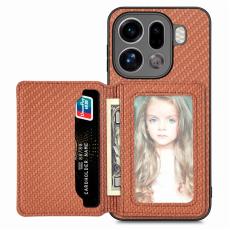 OEM - Oppo Find X9 Pro 5G Fodral RFID Skydd &Auml;kta L&auml;der - Brun