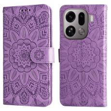 OEM - Oppo Find X9 Pro 5G Kortfack Fodral &Auml;kta L&auml;der - Lila