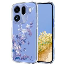 OEM - Oppo Find X9 Pro 5G Skal Plast Blomm&ouml;nster - Violett