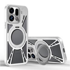 OEM - Oppo Find X9 Pro 5G Skal Silikon + PC + Metall Bumper - Silver