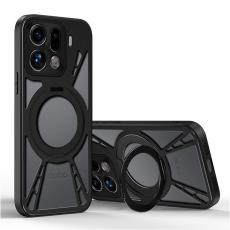 OEM - Oppo Find X9 Pro 5G Skal Silikon + PC + Metallram - Svart