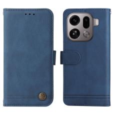 OEM - Oppo Find X9 Pro 5G St&auml;ll Fodral Handrem &Auml;kta L&auml;der - Bl&aring;