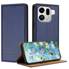 OEM - Oppo Find X9 Pro 5G St&auml;ll Fodral Kortfack L&auml;der - Bl&aring;